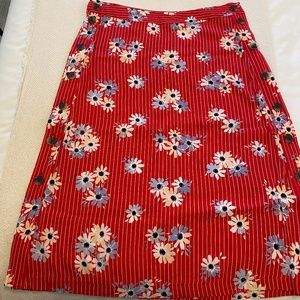 Madewell Size 4 Midi Skirt